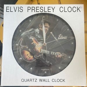 Elvis Presley Clock NEW IN BOX